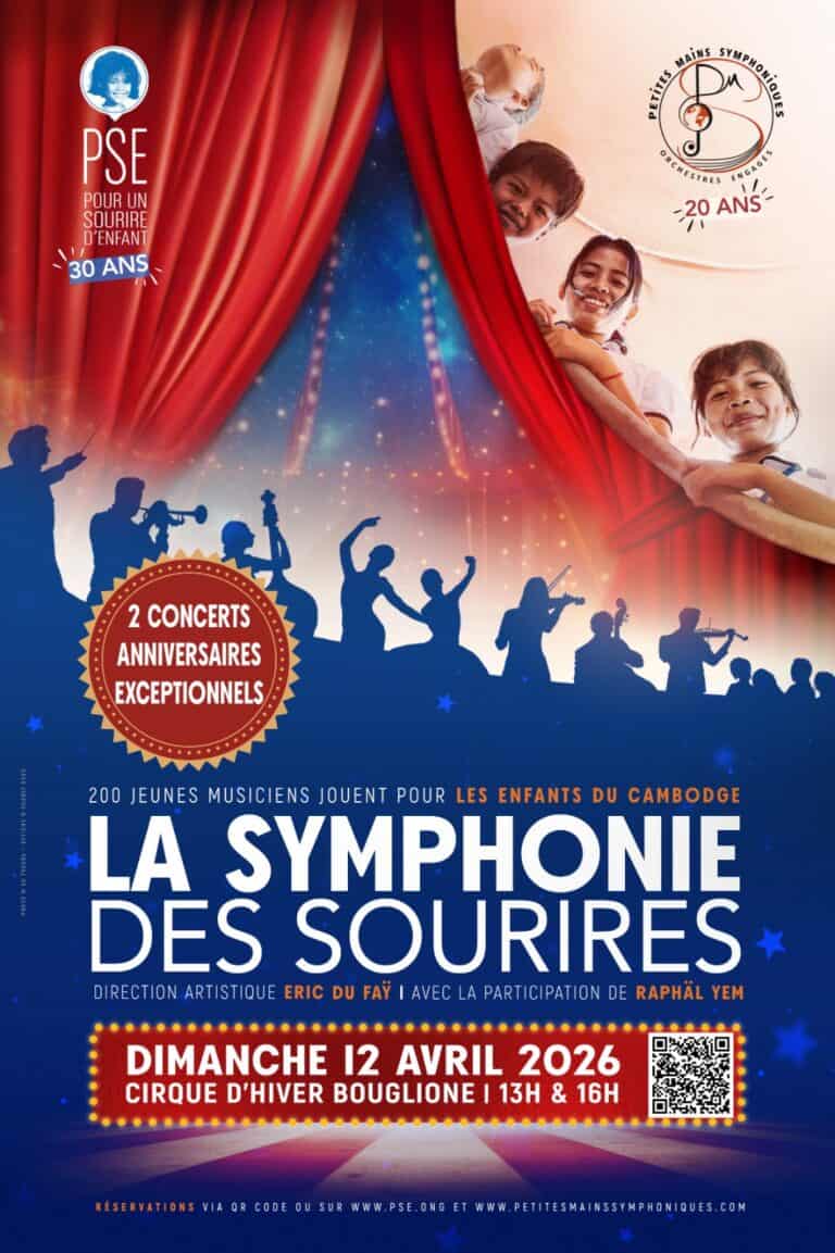 Affiche pour le concert La Symphonie des sourires
