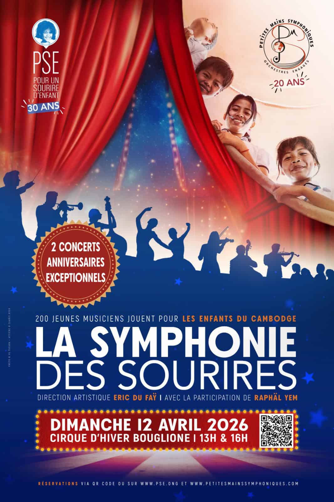 Affiche pour le concert La Symphonie des sourires